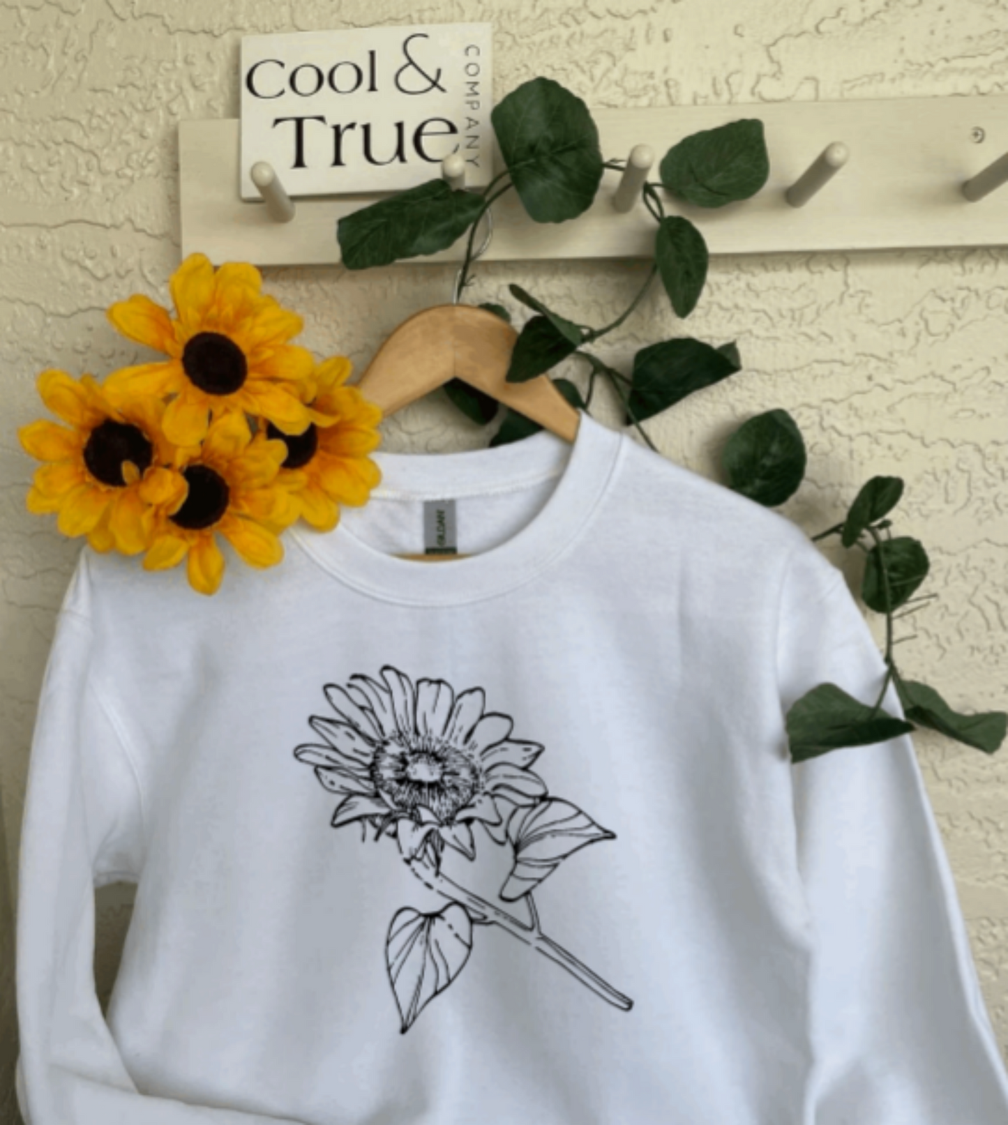 Sunflower Harvest Crewneck Sweatshirt